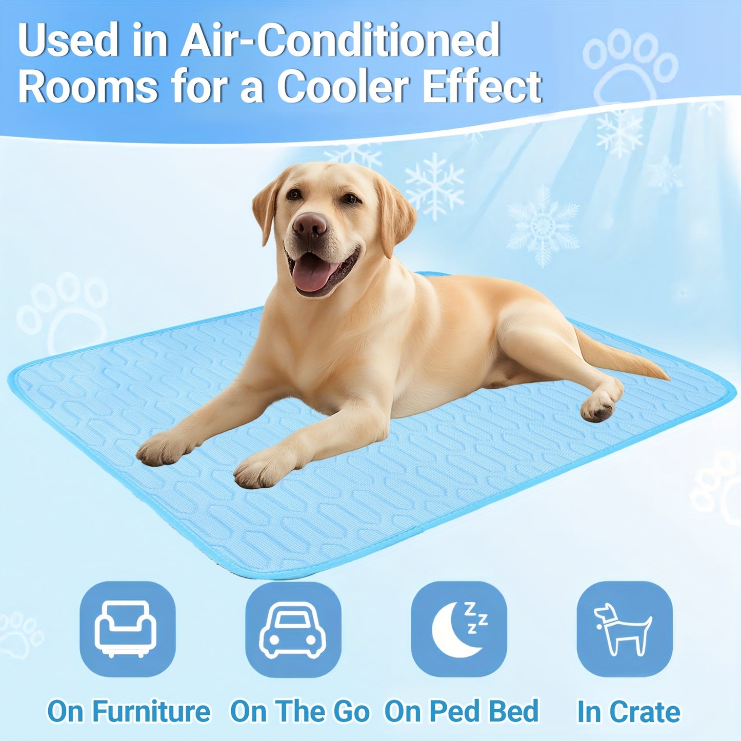 Summer Cooling Mat for Cats and Dogs Keep Pets Comfortable