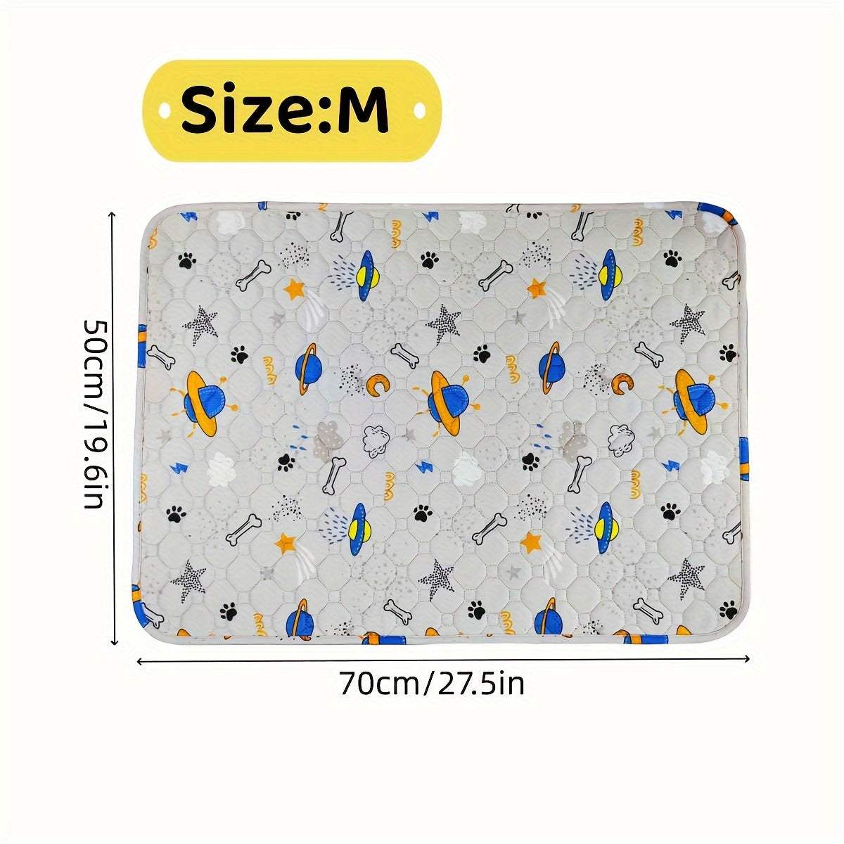 Pet Pee Pads, Washable And Reusable Dog Pee Pads, Absorbent Dog Bed Pad Mat With Non-Slip Bottom, Pet Potty Training Pad For Playpen, Crate And Floor