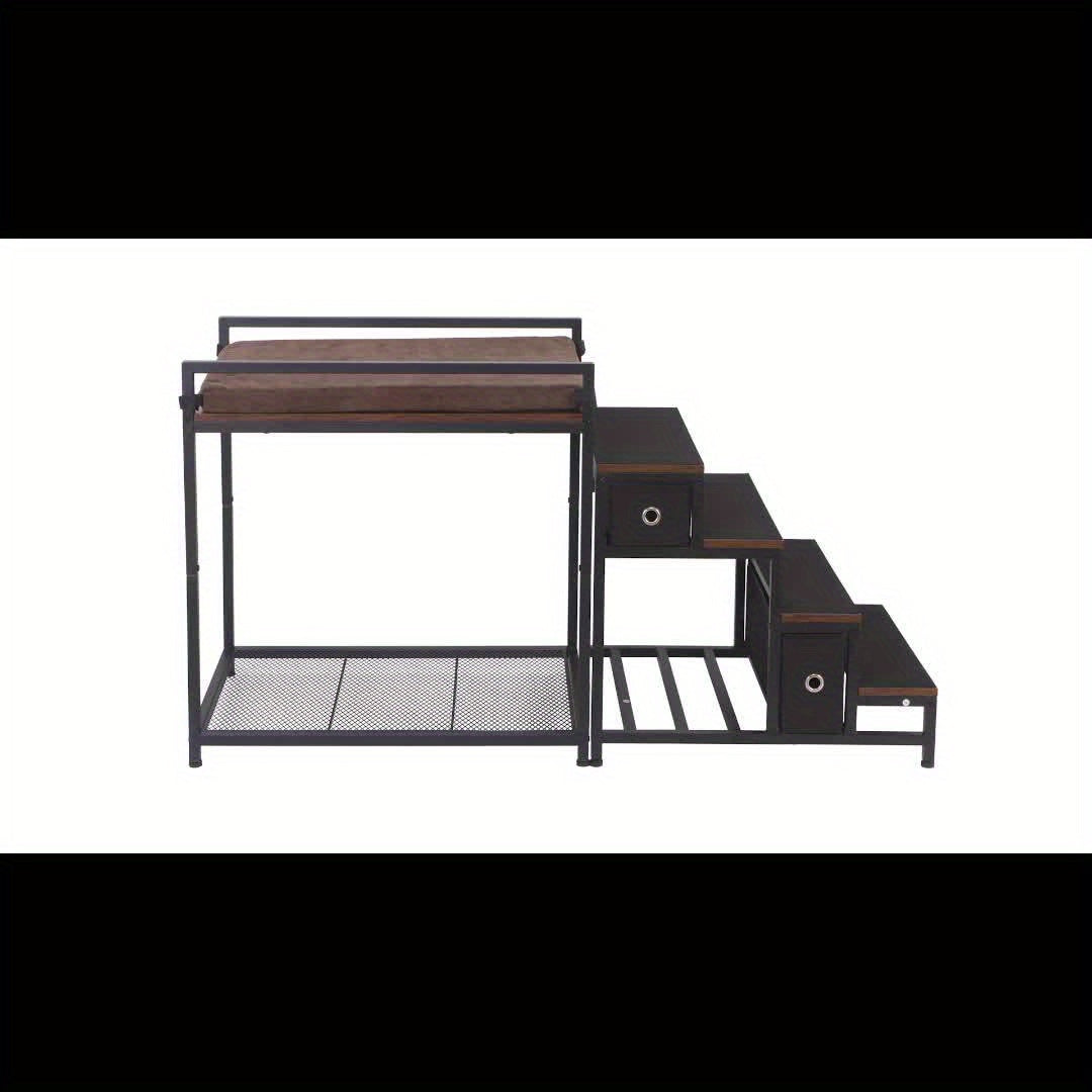Contemporary Metal Pet Bed Frame With Lockable Storage