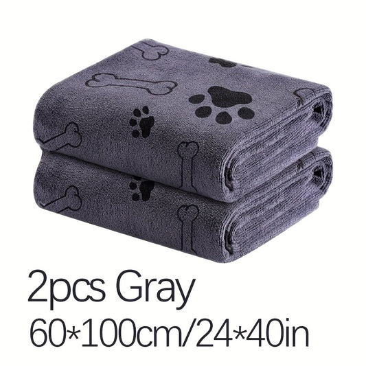 Soft Microfiber Dog Towels for Quick Drying and Grooming