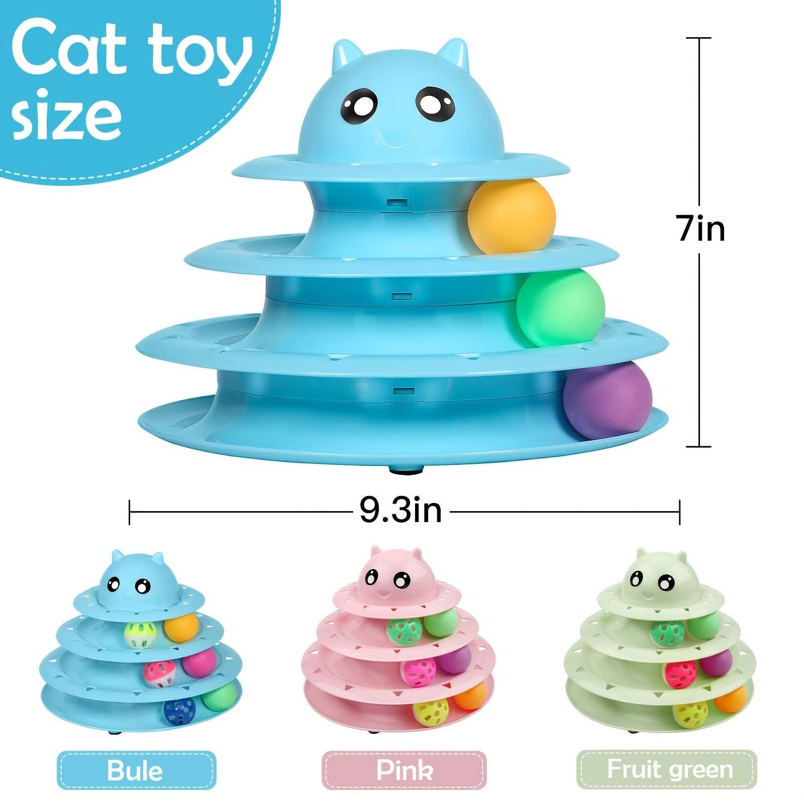 Interactive Cat Toys for Indoor Cats - Fun & Active Play Set for Home!