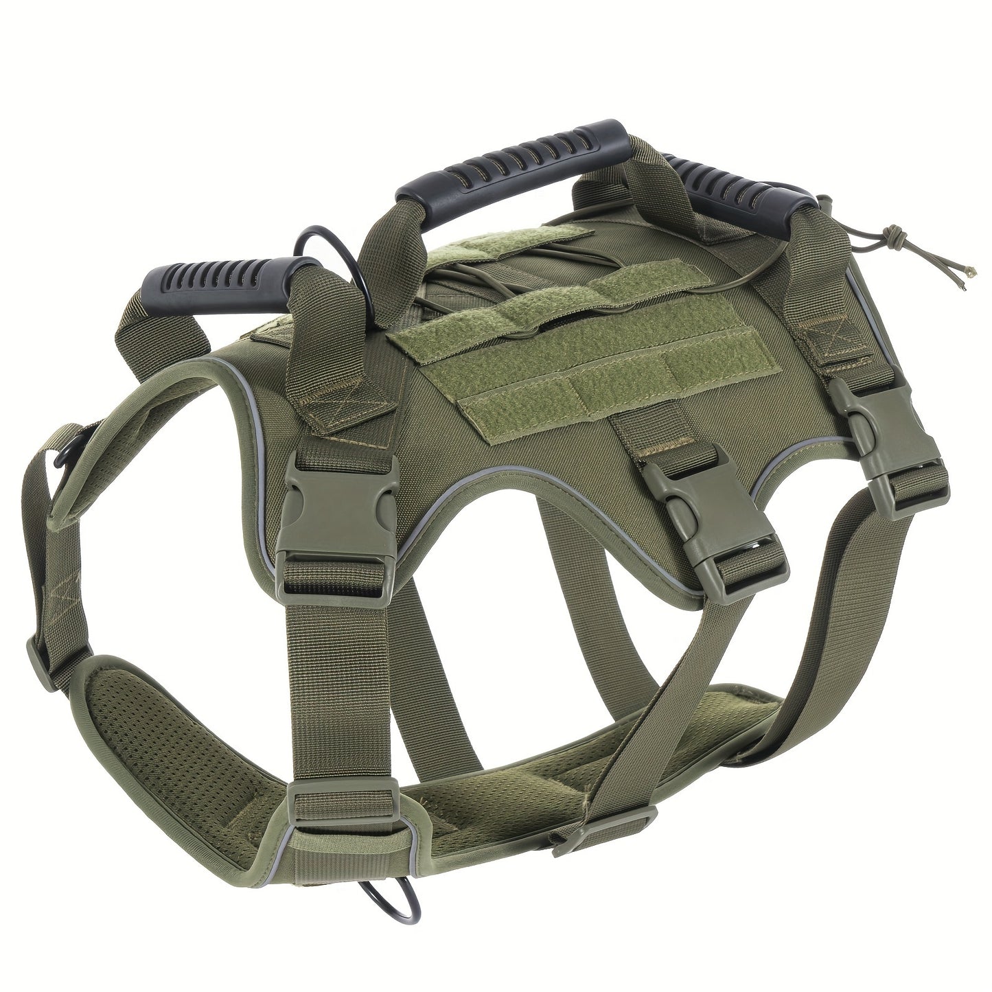 Tactical Dog Harness for Outdoor Training and Night Adventures