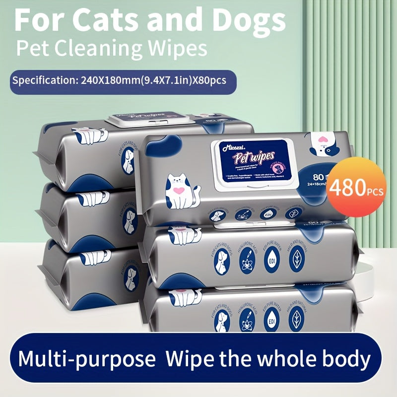 Extra Large Pet Wipes for Dogs and Cats Cleaning Solution