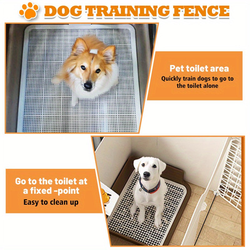 Indoor Dog Playpen House with Toilet Area for Small Pets