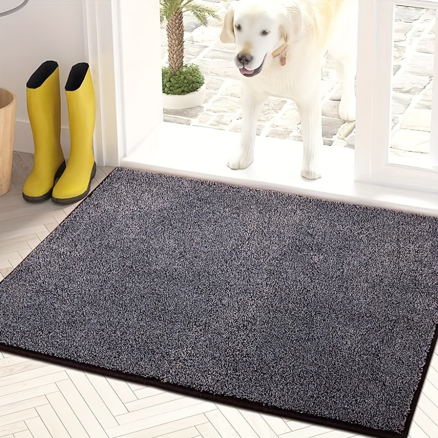 Non-Slip Dirt Trapper Indoor Door Mat For Muddy Entryways