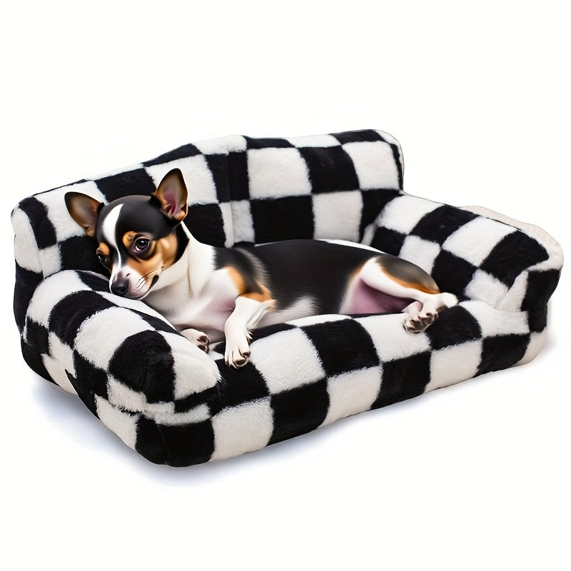 All Season Pet Sofa Bed Plush Cushioning For Cats And Dogs