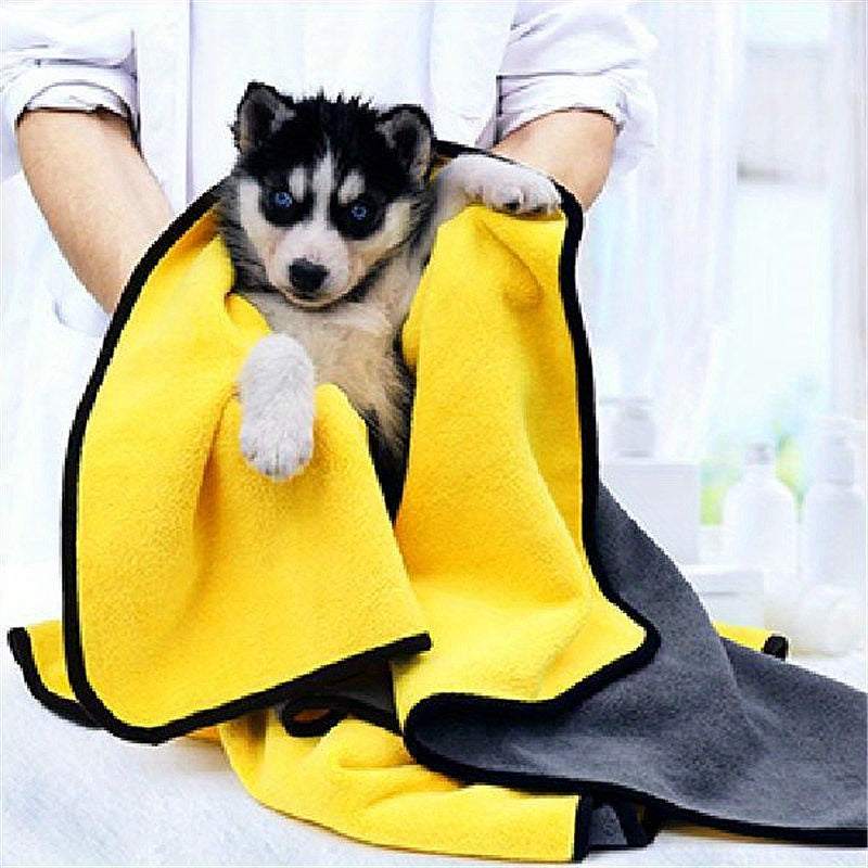 Pet Towels for Dogs & Cats - Super Soft Absorbent Microfiber, Quick-Dry & Lightweight, Gentle on Pet Coat, Machine Washable, Ideal for Bathing, Grooming, Rainy Days - Durable & Soft Towel For Dogs And Cats, Dog Towel, Groomin