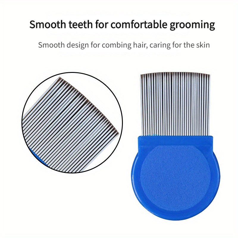 Pet Flea Comb Set for Effective Grooming and Shedding Control