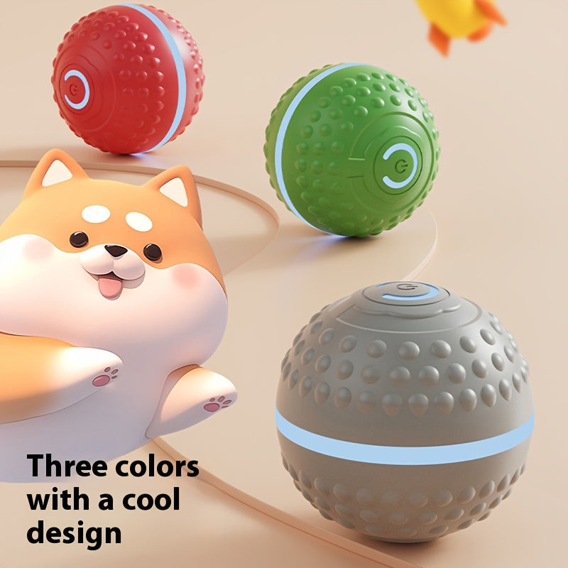 MIAOQUANJI USB Rechargeable Smart Dog Ball for All Breeds
